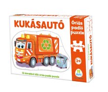 Puzzle de podea mașină de gunoi Dohány mare 12 piese de la 24 luni DH811020