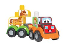 Építőjáték traktorral és állatokkal Farm Dohány 12 hó-tól DH816