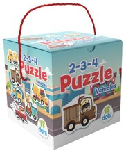 Puzzle járművek Vehicles Dohány 2-3-4 darabos 18 hó-tól DH825046