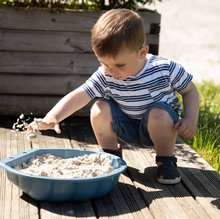 Kagyló homokozó ökobarát Simple Sand Pit Green Smoby zöld 35 cm szűkös területre 18 hó-tól SM850211