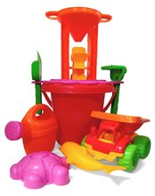 Vedro set s mlynom a nákladným autíčkom Smoby s formičkou a krhlou výška vedierka 18 cm od 18 mes