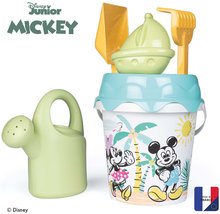 Set găleată din trestie de zahăr Mickey Bio Sugar Cane Bucket Smoby 6 piese din colecția Smoby Green 100% reciclabil de la 18 luni