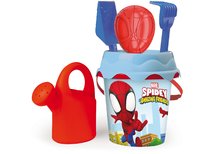 Set găleată Spidey Spiderman Garnished Bucket Smoby cu stropitoare 17 cm înălțime de la 18 luni