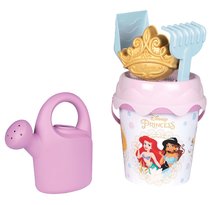 Set găleată Disney Princess Garnished Bucket Box Smoby cu stropitoare 17 cm înălțime de la 18 luni