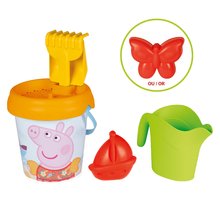 Vedro set Peppa Pig Medium Garnished Bucket Life Smoby s krhlou 6 dielov 18 cm výška od 18 mes