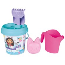 Vedro set Gabby Medium Garnished Bucket Life Smoby s krhlou 6 dielov 18 cm výška od 18 mes