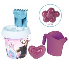 Vedro set Frozen Medium Garnished Bucket Life Smoby s krhlou 6 dielov 18 cm výška od 18 mes