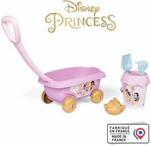 Húzható kiskocsi Disney Princess Garnished Beach Cart Smoby vödör szettel 18 hó-tól SM867023