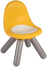 Scăunel pentru copii Kid Chair Yellow Smoby galben cu filtru UV capacitate maximă admisă 50 kg înălțimea scaunului 27 cm de la 18 luni SM880117