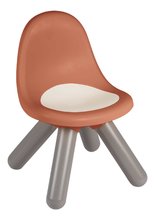 Stolička pre deti KidChair Terra Cotta Life Smoby červená s UV filtrom 50 kg nosnosť výška sedadla 27 cm od 18 mes - model 2025
