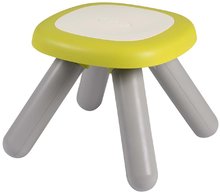 Taburete pentru copii Kid Stool Green Smoby verde cu filtru UV capacitate maximă admisă 50 kg înălțimea scaunului 27 cm de la 18 luni SM880208