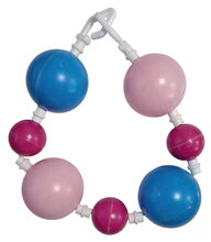 Reťaz na kočík hrkálka zelená