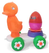 Autíčko kačička na ťahanie Dohány s vajíčkom