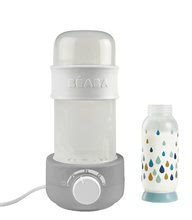 Ohřívač kojeneckých láhví a sterilizátor Beaba Baby Milk Second šedý Bottle and teat steriliser 911620