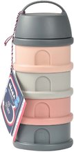 Dávkovač sušeného mlieka Formula Milk Container Beaba 4-dielny Mineral Grey Pink sivo-ružový od 0 mes