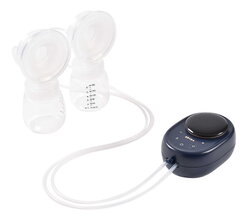 Odsávačka materského mlieka Double Electric Breast Pump Night Blue Beaba elektrická dvojitá 3 režimy a 9 úrovní výkonu 180 ml BE911736