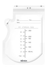 Vrecká na uchovávanie materského mlieka Breast Milk Storage Bags Beaba 250 ml 50 kusov BE911738