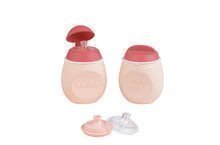 Sada fľaštičiek BabySqueez' 2v1 a Squeez'Portion na kašičky Beaba 2x180 ml od 4 mesiacov ružová