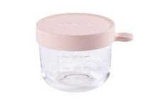 Dóza na jedlo z kvalitného skla Beaba 150 ml od 4 mesiacov ružová