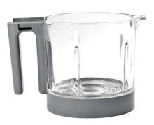 Vas din sticlă pentru aparatul de gătit Babycook® Neo glass bowl Beaba gri din sticlă de înaltă calitate