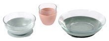 Set de vase din sticlă Duralex Eucalyptus Glass Meal Beaba din material temperat de înaltă calitate de la 36 de luni