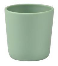 Pohár pro miminka Silicone Glass Beaba Sage Green ze silikonu zelený od 4 měs