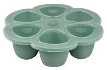 Multidávkovač na jedlo Silicone Multiportions Beaba Sage Green silikónový 6x90 ml zelený od 4 mes