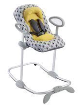 Scaun rabatabil bebe de odihnă Beaba Up&Down Bouncer III Yellow Palm tree ediţie specială 4 înălţimi