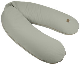 Dojčiaci vankúš Big Flopsy™ French Terry Misty Green Beaba 180 cm zelený