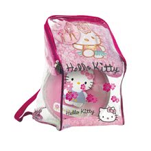 Osuška-poncho a lopta Hello Kitty Mondo v batohu