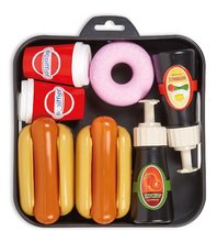 Potraviny na tácke Hot Dog 100% Chef Écoiffier s kečupom a majonézou 10 dielov od 18 mes ECO929