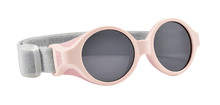 Sluneční brýle pro novorozence Beaba Clip strap Chalk Pink UV4 od 0-9 měsíců růžové
