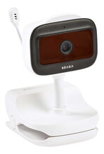 Elektronická opatrovateľka Video Baby Monitor Zen Nomad White Beaba s napojením na mobil, so širokouhlou kamerou a infračerveným nočným videním BE9303