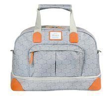 Prebalovacia taška ku kočíku Beaba Amsterdam II Expandable Travel Changing Bag Tiny Clouds - 2 veľkosti BE940261