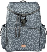 Geantă tip rucsac de înfâșat Vancouver Backpack Dark Cherry Blossom Beaba cu accesorii volum 22 l 42 cm verde