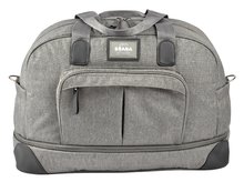 Prebaľovacia taška ku kočíku Beaba Amsterdam II Expandable Travel Changing Bag Heather Grey 2 veľkosti sivá