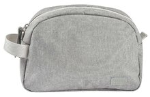 Kozmetická taštička Tolietry Pouch Beaba Heather Grey so zipsom sivá BE940287