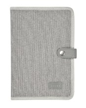 Husa textila pentru documentatia de sanatate a copilului Health Book Protection Beaba Heather Grey gri BE940291