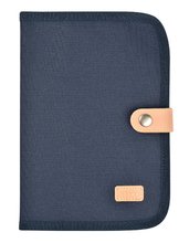 Textil borító egészségügyi kiskönyvre Health Book Protection Beaba Blue Marine kék BE940292