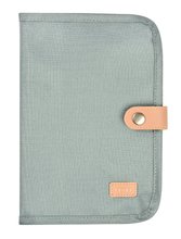 Textil borító egészségügyi kiskönyvre Health Book Protection Beaba Sage Green zöld