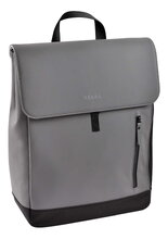 Pelenkázó hátizsák Oslo Changing Bag Mineral Grey Beaba vízhatlan pelenkázó alátéttel és pántokkal a babakocsihoz szürke BE940320