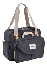 Pelenkázó táska babakocsihoz Geneva II Changing Bag Dark Heather Grey Beaba pelenkázó alátéttel szürke  BE940326