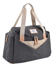 Pelenkázó táska babakocsihoz Sydney II Changing Bag Dark Heather Grey Beaba pelenkázó alátéttel szürke BE940327