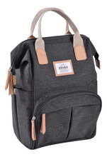 Přebalovací batoh Wellington Changing Bag Dark Heather Grey Beaba s přebalovací podložkou šedý