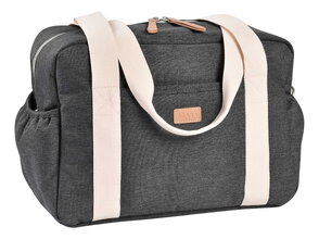 Přebalovací taška ke kočárku Paris Changing Bag Dark Heather Grey Beaba s přebalovací podložkou šedá