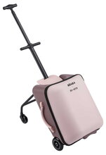 Kufor na kolieskach so sedátkom pre dieťa Carry-On Suitcase With Child Seat Luggage Eazy Sorbet Beaba 2v1 s prídavnými kolieskami pre stabilitu 22 l n
