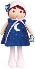 Păpușă pentru bebeluși Tendresse Aurore K Doll Kaloo din material plăcut în rochiță albastră de la 0 luni