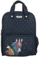 Školská taška batoh Backpack Amsterdam Large Zebra Jack Piers veľká ergonomická luxusné prevedenie od 6 rokov 36*29*13 cm