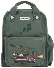 Ghiozdan școlar Backpack Amsterdam Small Race Dino Jack Piers mic design ergonomic de lux de la 2 ani 23*28*11 cm