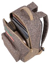 Školní taška batoh Backpack Bobbie Leopard Cherry Jeune Premier ergonomická luxusní provedení 41*30 cm